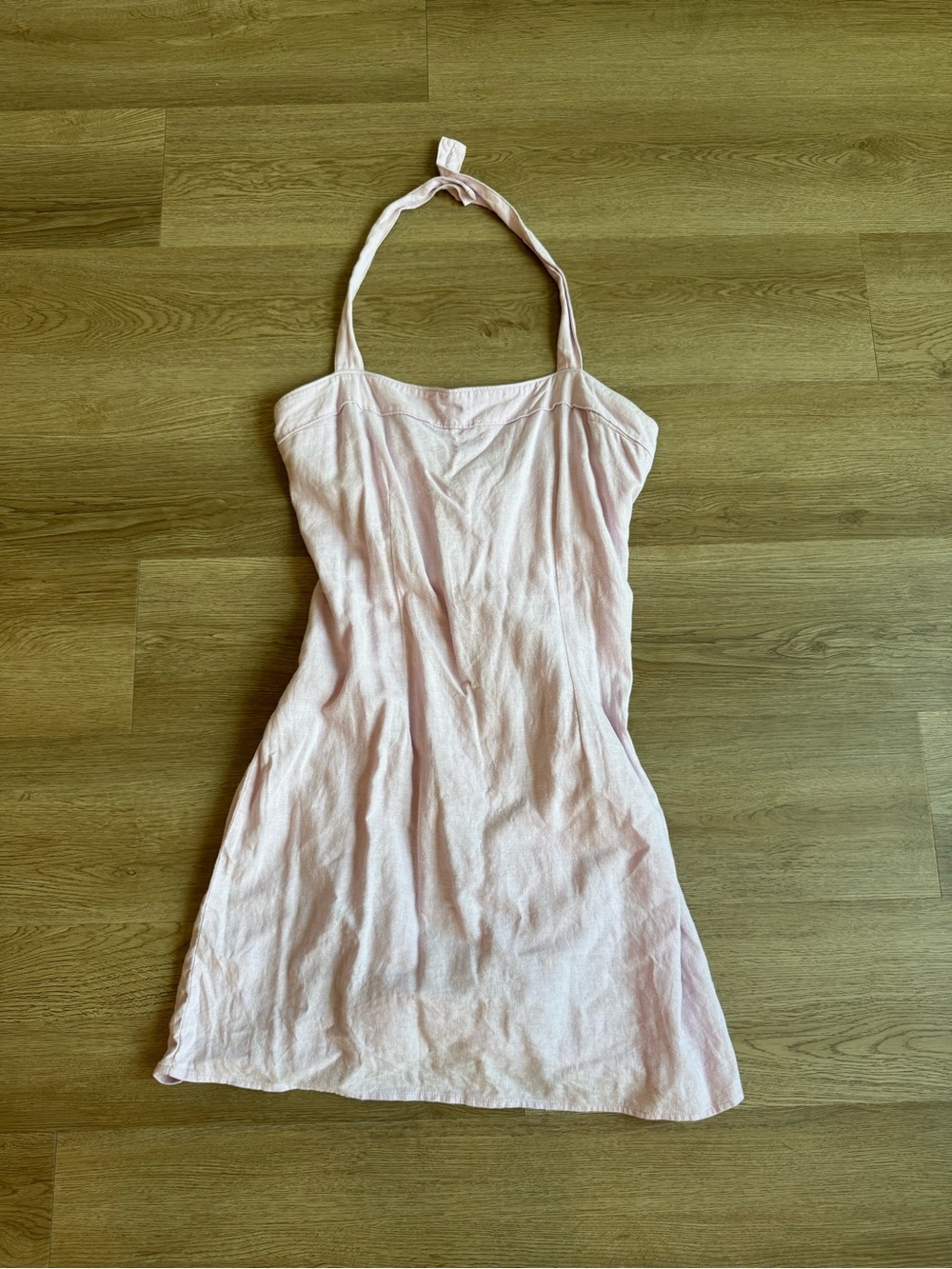 Abercrombie & Fitch Light Pink/Purple Halter Dress